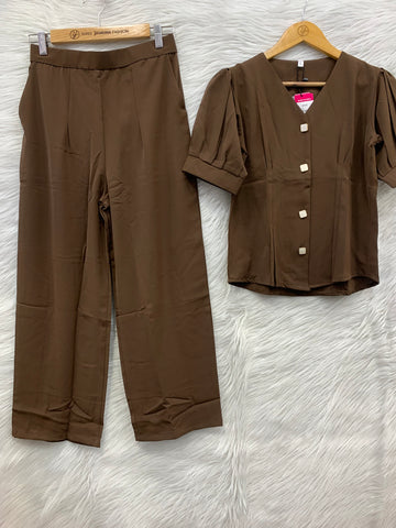 Puff Sleeve Co-Ord Set