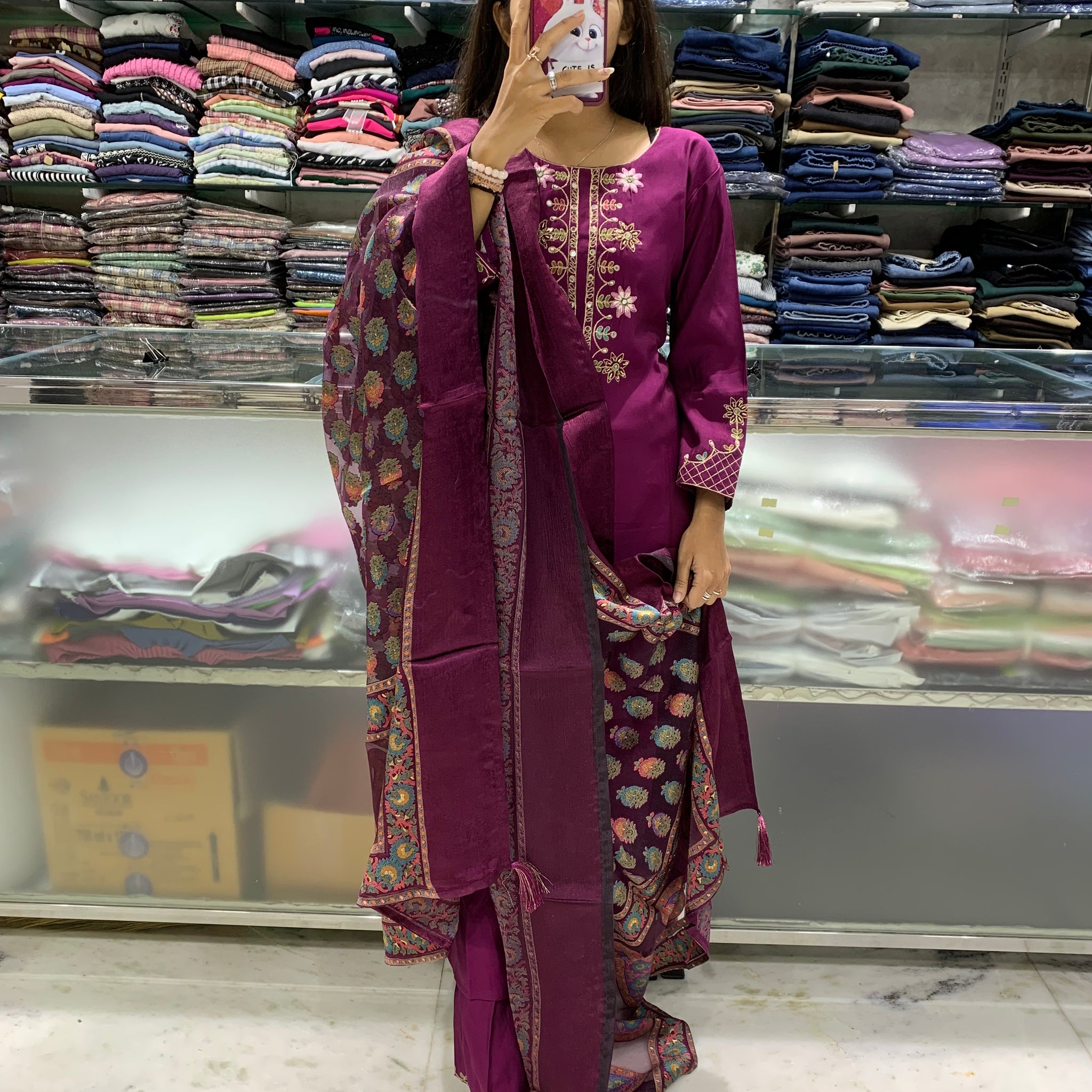 Kurti With Pent and dupatta