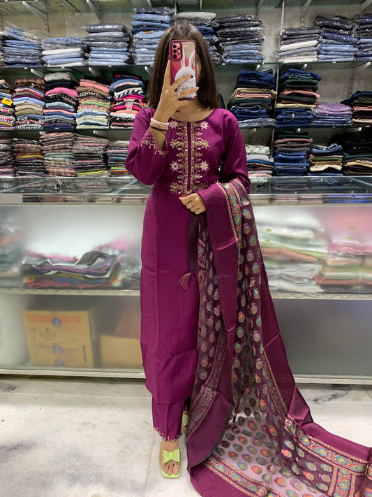 Kurti With Pent and dupatta