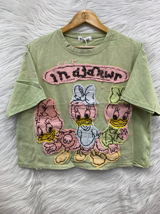 Patchwork Sequin T-Shirt