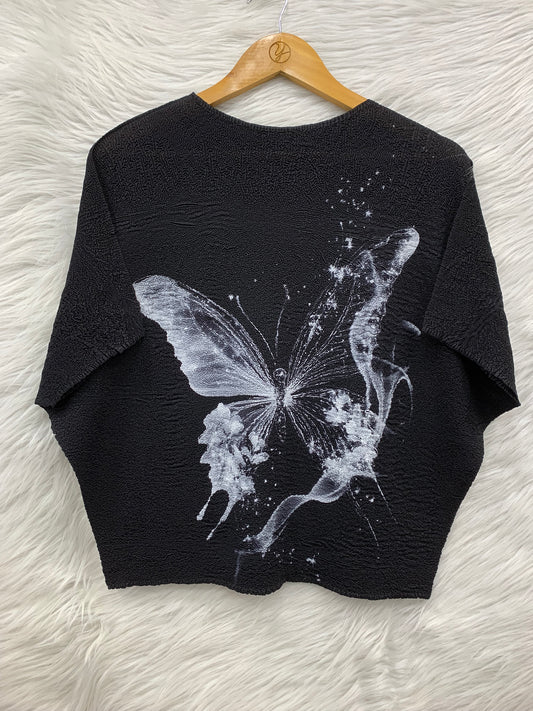 Butterfly Print Bamboo Top