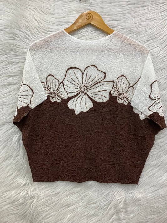 Floral Pattern Bamboo Top
