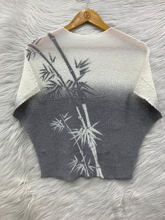 Bamboo Leaf Print Top