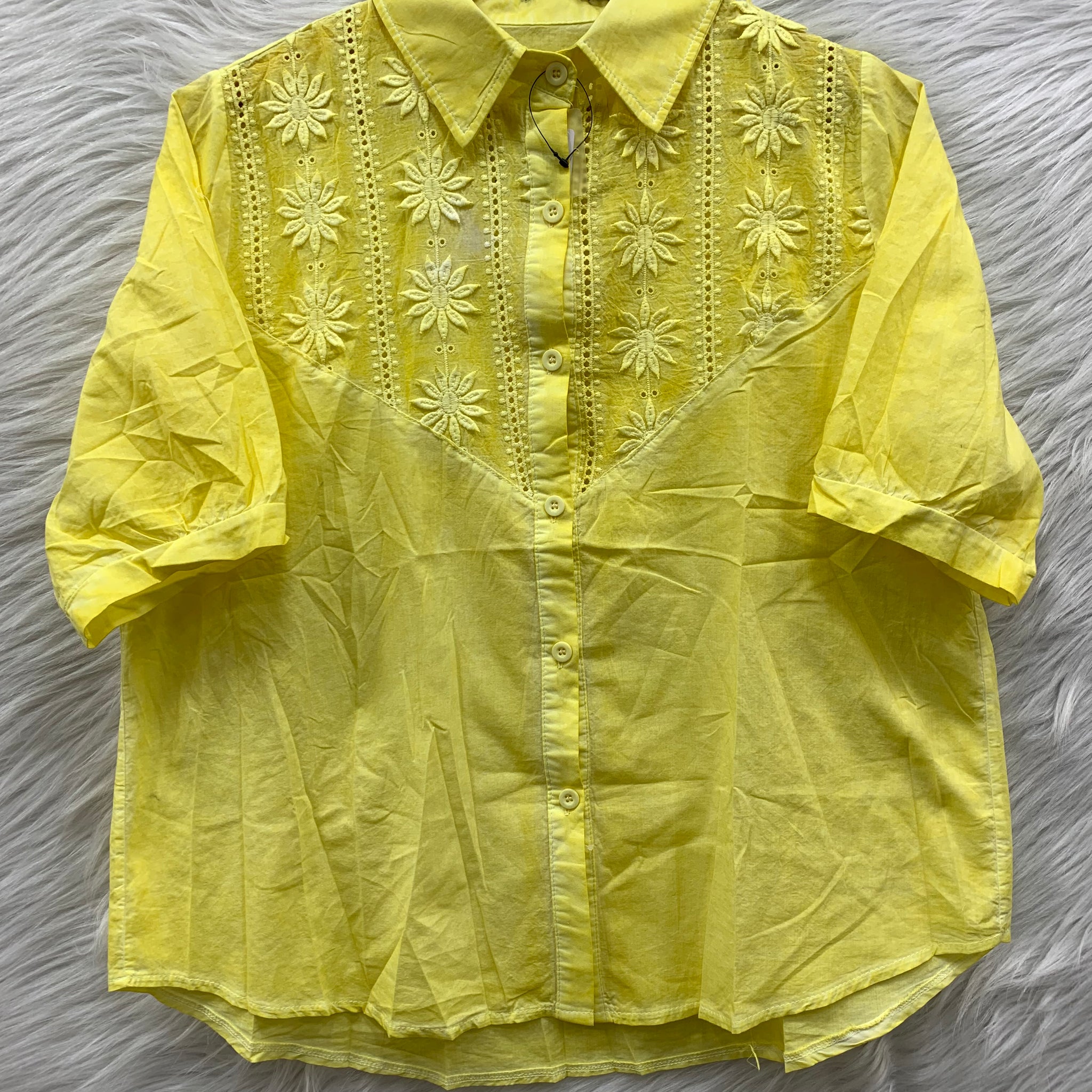 sunflower work cotton top