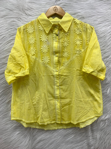 sunflower work cotton top