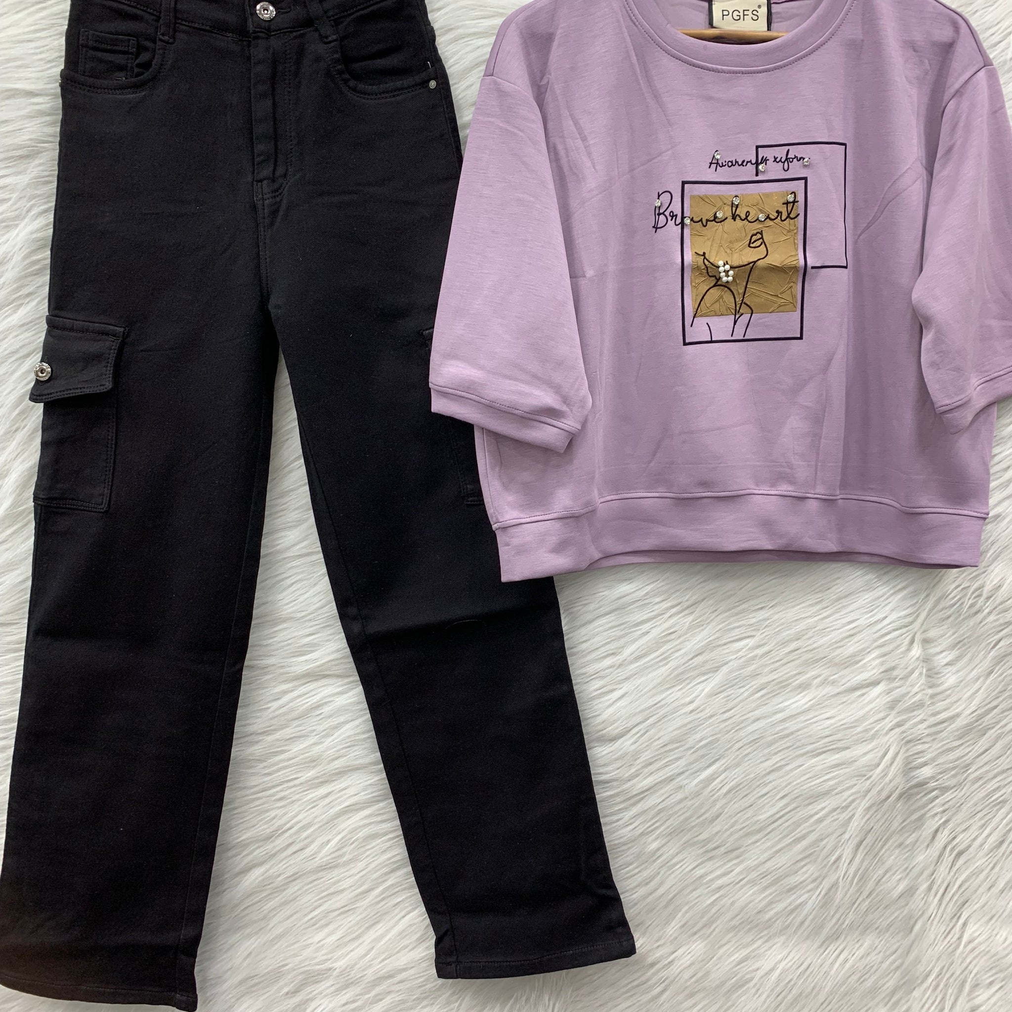 imp top jeans set