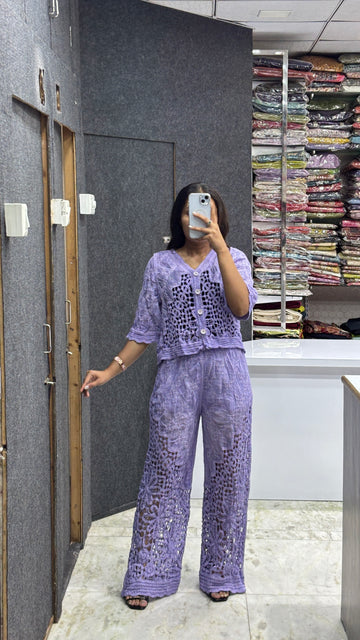 Crochet Lace Co-Ord Set
