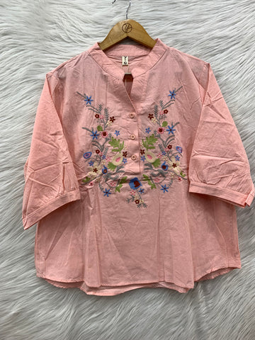 multui colour cotton top