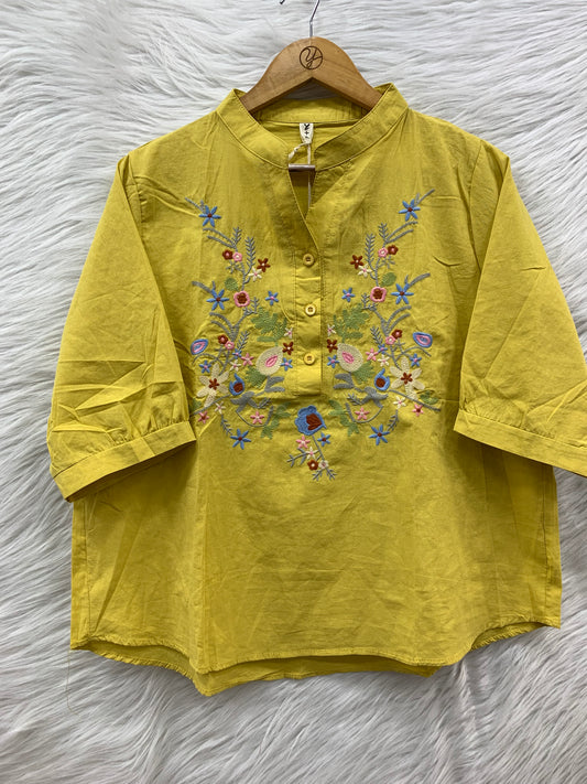 multui colour cotton top