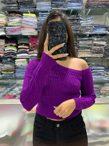 IMPORTED OFF SHOULDER TOP