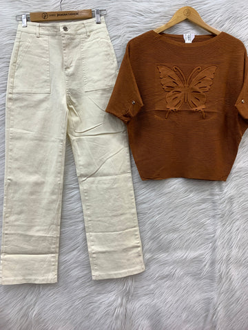 butterfly imp top - set