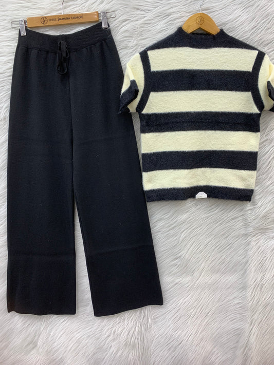 HORIZONTAL STRIPED T SHIRT COMBO