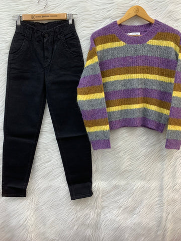 HORIZONTAL STRIPED TOPCOMBO