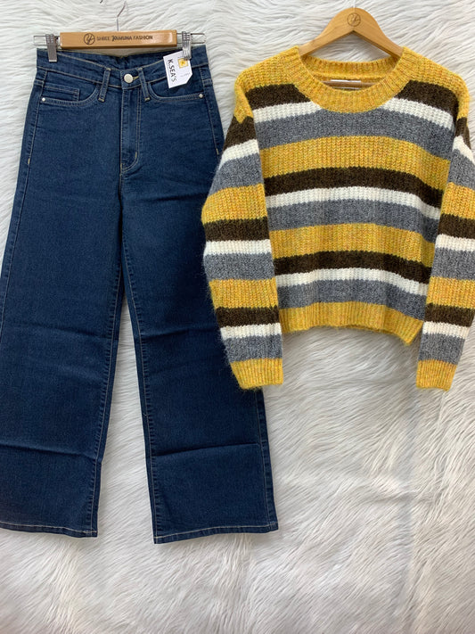 HORIZONTAL STRIPED TOPCOMBO
