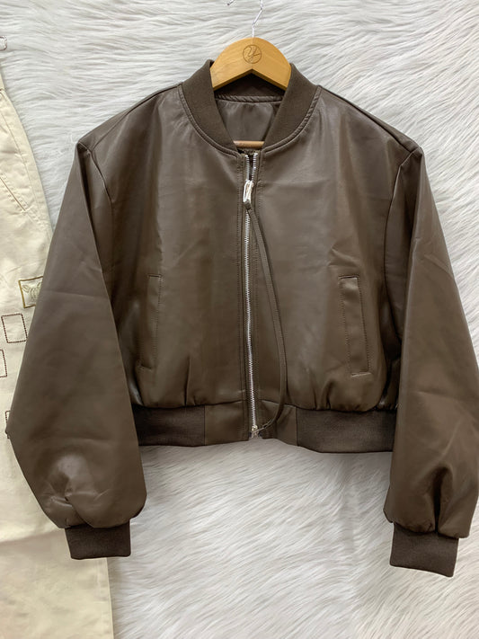 LEATHER JACKET JEANS COMBO