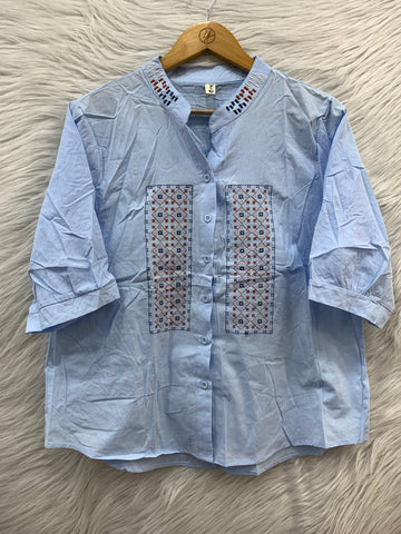 EMBROIDERY COTTON WORK TOP