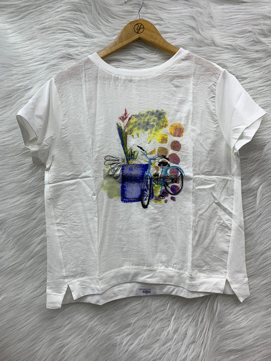 imported flower work tshirt