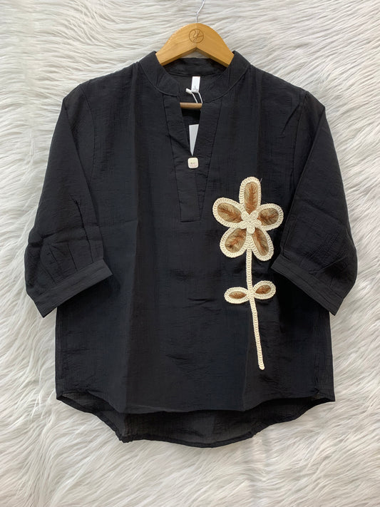 Floral Thread Top