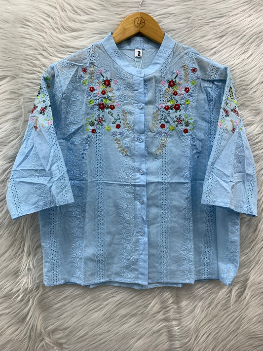 EMBROIDERY COTTON TOP