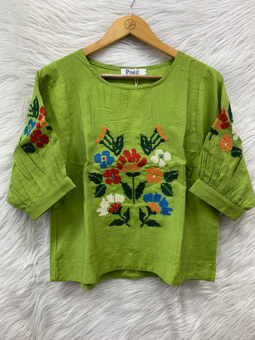 EMBROIDERY  SUMMAR TOP