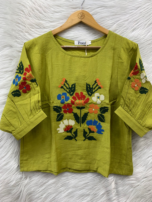 EMBROIDERY  SUMMAR TOP