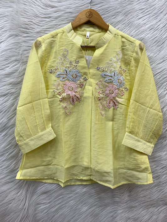 Floral Embroidered Top