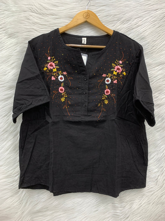 Elegant Embroidery Top