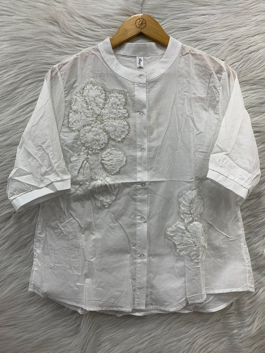 Floral Patch Work Top